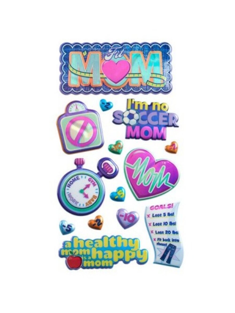 Fit Mom Stickers